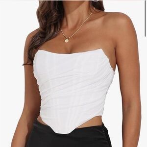 NWOT Corset crop top